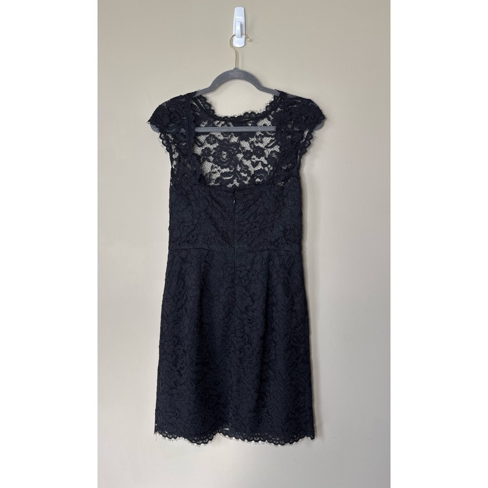 Shoshanna Corlears Olivia Black Lace Dress Size 8 - Picture 3 of 7
